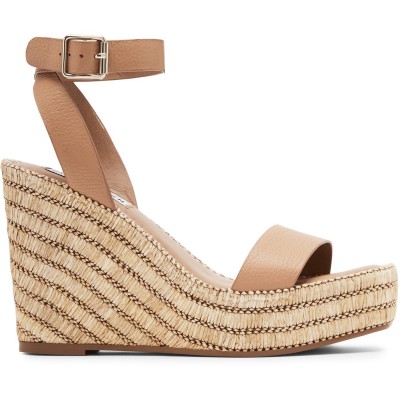 сандали,на,платформа,steve,madden,women's,wedge,heel,sandals,tan,leather