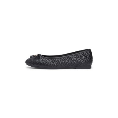 дамски,обувки,tommy,hilfiger,women,s,quilt,ballerina,ballet,pumps,black