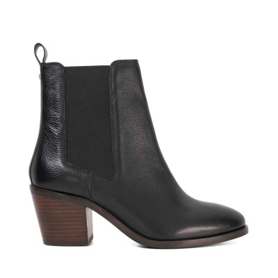 обувки,дамски,боти,dune,london,pasil,boots,black,leather