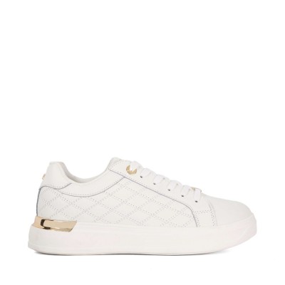 маратонки,dune,london,women's,elba,platform,trainers,white,leather
