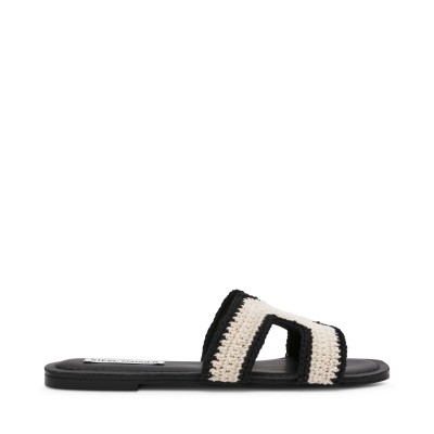 дамски,сандали,steve,madden,women,s,flat,sandals,black,bone
