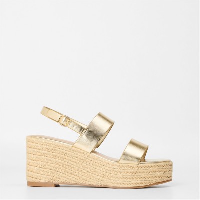 сандали,на,платформа,aldo,women's,keoni,wedge,heeled,sandals,champagne