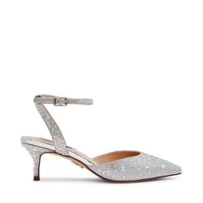 steve,madden,women's,kitten,heeled,mules,silver