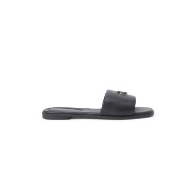 tommy,hilfiger,tommy,monogram,strap,leather,mules,black