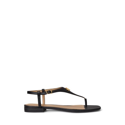дамски,сандали,lauren,by,ralph,lauren,women,s,flat,sandals,black