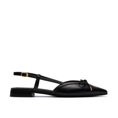 clarks,women,s,slingbacks,black,leather