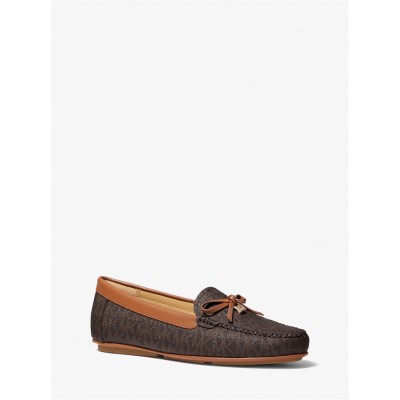michael,michael,kors,mmk,juliett,mocassin,ld61,brown,logo