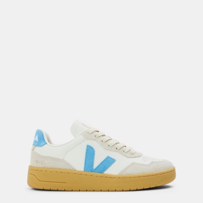 дамски,маратонки,veja,women,s,bastle,leather,court,trainers,white,aqua