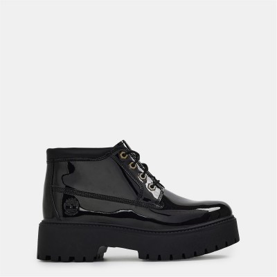 обувки,дамски,боти,timberland,women's,chukka,boots,black,patent