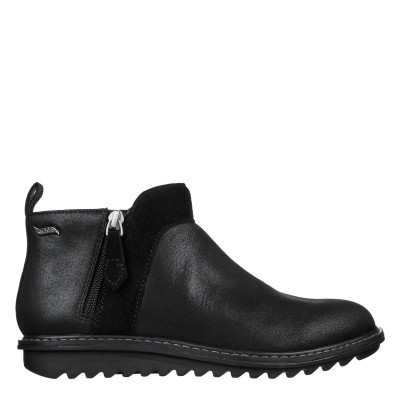 дамски,обувки,дамски,боти,skechers,womens,flat,ankle,boots,black,black
