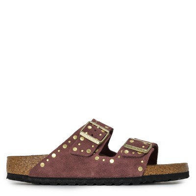 дамски,сандали,birkenstock,women,s,arizona,rivet,flat,sandals,pepper,suede