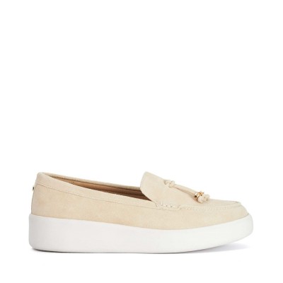dune,london,women's,gasket,loafers,taupe