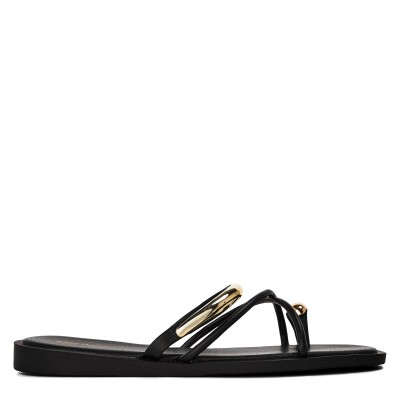 сандали,дамски,сандали,и,чехли,wheres,that,from,where,s,strappy,metal,toe,loop,slide,on,sandals,black,pu
