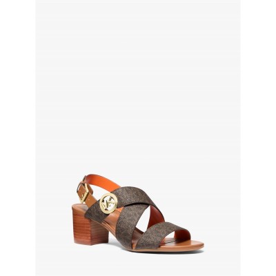 сандали,на,платформа,michael,michael,kors,women's,vera,wedge,heeled,sandals,brown