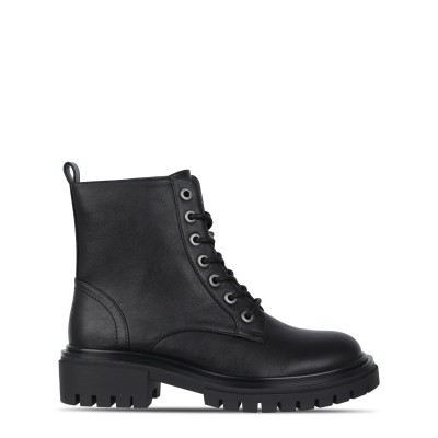 обувки,дамски,боти,i,saw,it,first,lace,up,faux,leather,boots,black