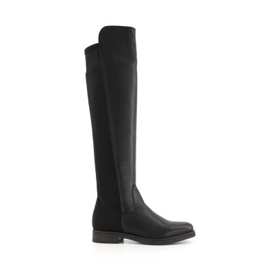 обувки,дамски,боти,dune,london,tropic,flat,knee,high,boots,black,lth,484