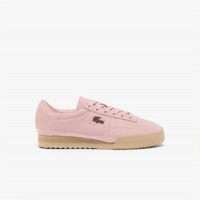 маратонки,lacoste,women's,aura,tumbled,low,top,trainers,pink,lt,brown