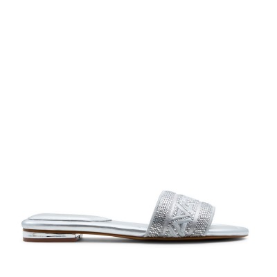 сандали,aldo,women's,ghalia,flat,sandals,silver