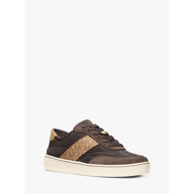 дамски,маратонки,michael,michael,kors,women,s,low,top,trainers,chocolate