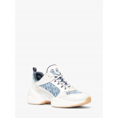 маратонки,michael,michael,kors,women's,bowie,trainers,denim,blue