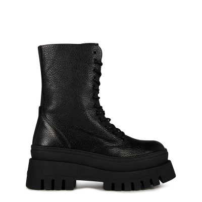 обувки,дамски,боти,steve,madden,coast,chunky,sole,ankle,boots,black,leath