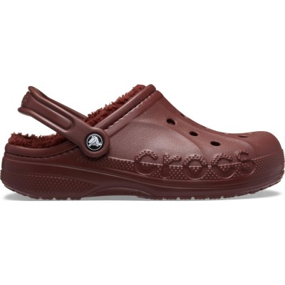 дамски,пантофи,чехли,crocs,women,s,baya,lined,mule,slippers,dark,clay