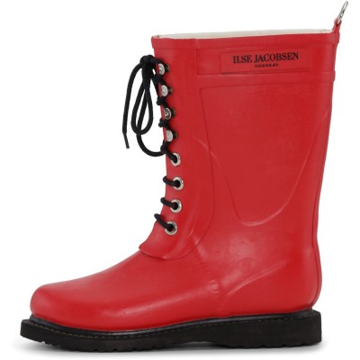 обувки,дамски,боти,ilse,jacobsen,rubber,rain,boots,deep,red