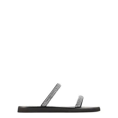 сандали,emporio,armani,women's,2,strap,flat,sandals,grey