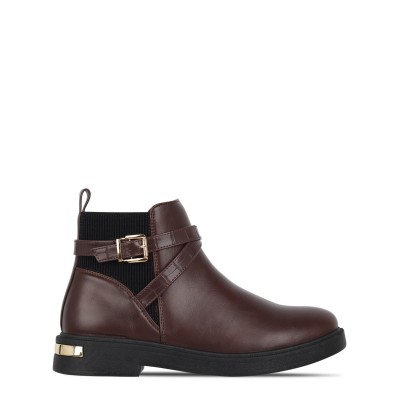 дамски,боти,be,you,buckle,ankle,boot,brown