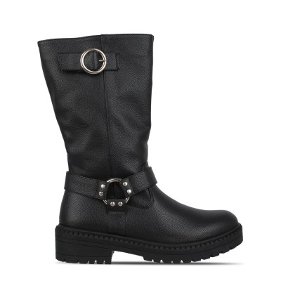 be,you,textured,biker,boot,black