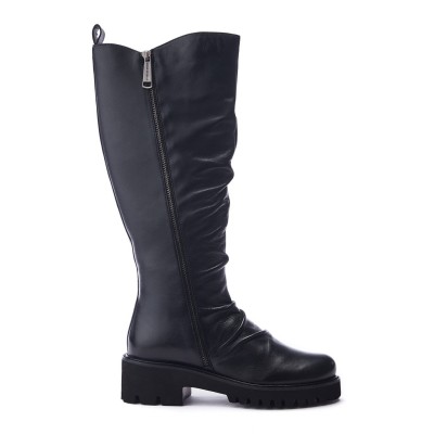 обувки,дамски,боти,moda,in,pelle,riez,knee,high,boots,black