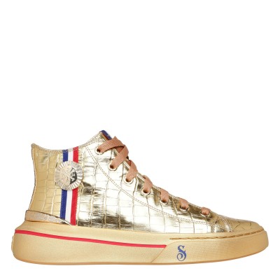 маратонки,мъжки,маратонки,skechers,men,s,snoop,gold,canvas,high,top,trainers,gold