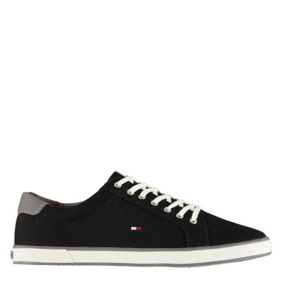 маратонки,мъжки,маратонки,tommy,hilfiger,1d,canvas,trainers,black,white