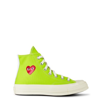 comme,des,garcons,play,small,heart,high,top,green