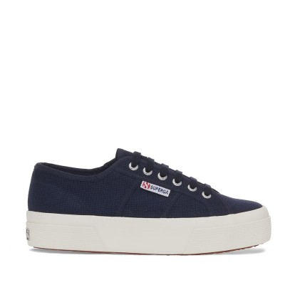 маратонки,superga,women's,platform,canvas,trainers,navy,f,avorio