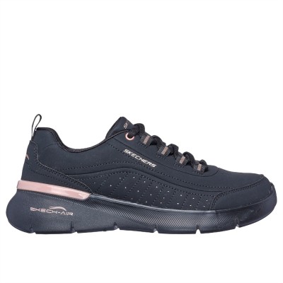 дамски,маратонки,дамски,маратонки,skechers,duraleather,lace,up,w,memory,foam,runners,womens,black,rose,gold