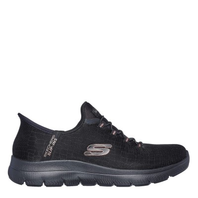 дамски,маратонки,skechers,slip,ins:,summits,diamond,dream,black,gold