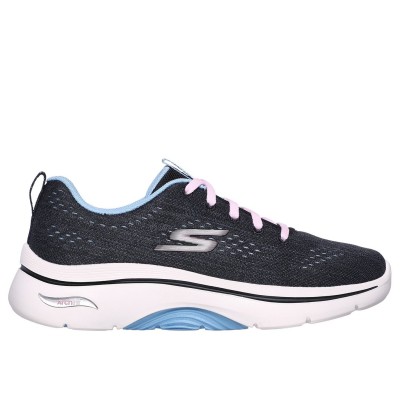 дамски,маратонки,дамски,маратонки,skechers,arch,fit,engineered,mesh,lace,up,runners,womens,black,blue