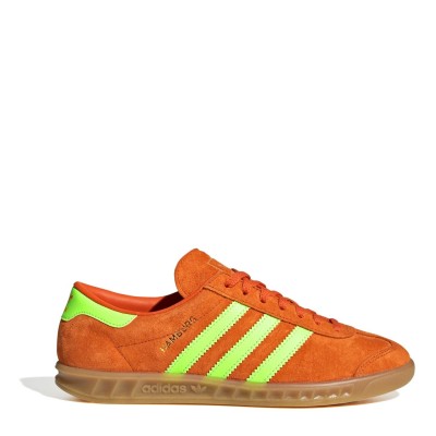 adidas,originals,hamburg,shoes,orange,green