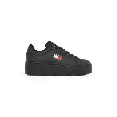 маратонки,маратонки,за,училище,ученически,обувки,tommy,jeans,essential,icon,flatform,trainers,black