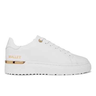 маратонки,mallet,women's,grftr,lite,low,top,trainers,white,gold