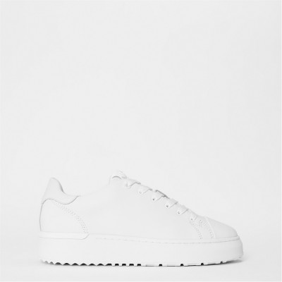 маратонки,mallet,women's,low,top,trainers,white,leather