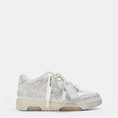 маратонки,off,white,women's,out,of,office,trainers,signature,arrows,sneakers,silver,white
