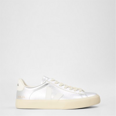 veja,campo,trainers,silver,white