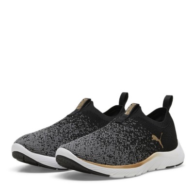 дамски,маратонки,разпродажба,puma,дамски,маратонки,puma,softride,remi,slip,on,knit,wn's,runners,womens,black,wht,gold