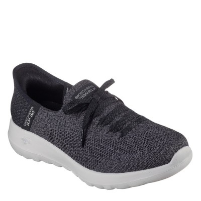 дамски,маратонки,skechers,plush,knit,bungee,slip,in,blk,tex,tr
