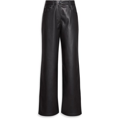 панталони,дамски,чорапогащи,и,клинове,calvin,klein,jeans,ckj,f,leather,pant,ld54,black