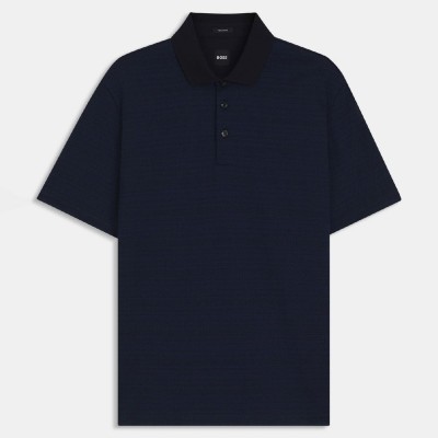 блуза,с,яка,мъжки,тениски,boss,h,parris,102,mercerised,cotton,polo,shirt,dark,blue