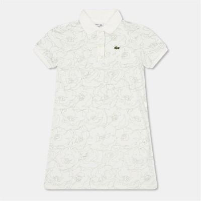 рокля,детски,3/4,панталони,lacoste,kids',towel,dressing,gown,white,multico