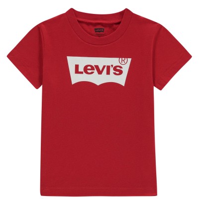 тениска,детски,облекла,levis,1st,batwing,logo,t,shirt,red,r6w